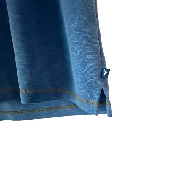 Tommy Bahama Men's Blue Casual SS Casual Round Neck T-Shirt, Size L - Picture 3 of 7